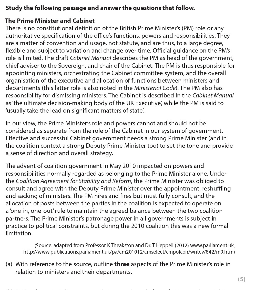 Study-the-following-passage-and-answer-the-questions-that-follow-Edexcel-A-Level Politics-Question 2-2016-Paper 2.png